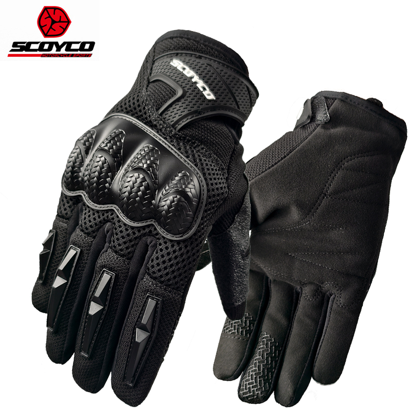 Motorcycle Glove Knuckle - Scoyco Guanti da equitazione per moto