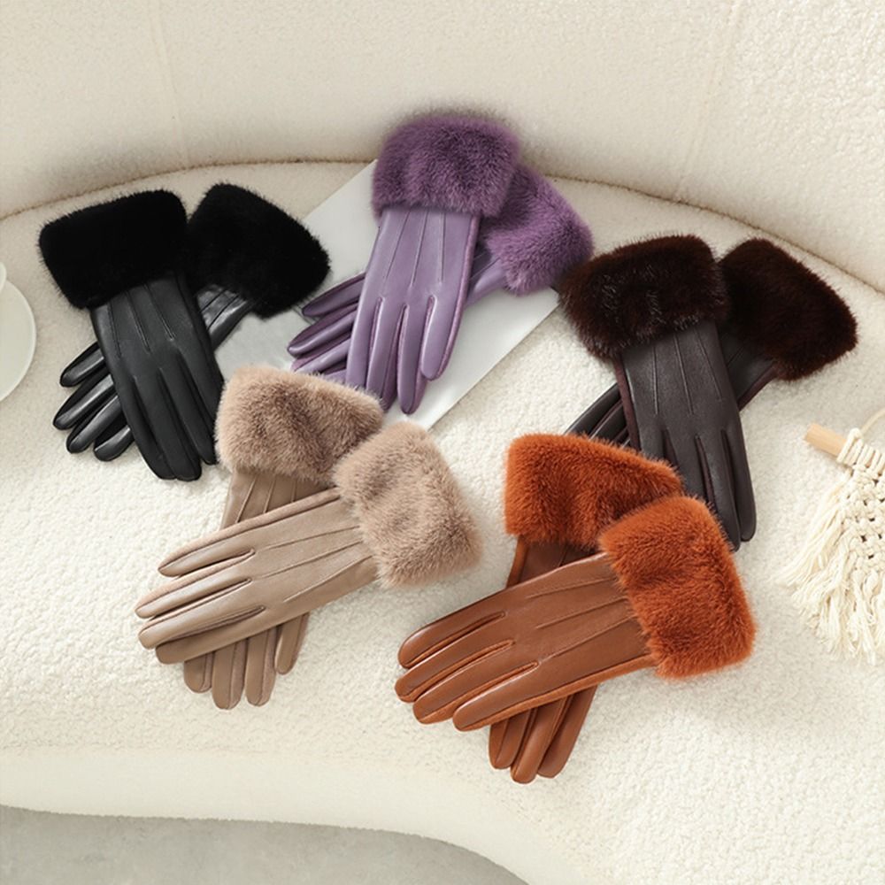 Winter Glove Insulated - Guanti in Pelle da Donna con