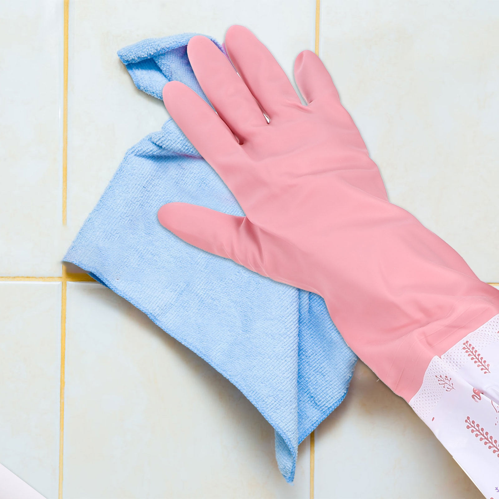 Dish Glove Rubber - 2 paia di guanti per la