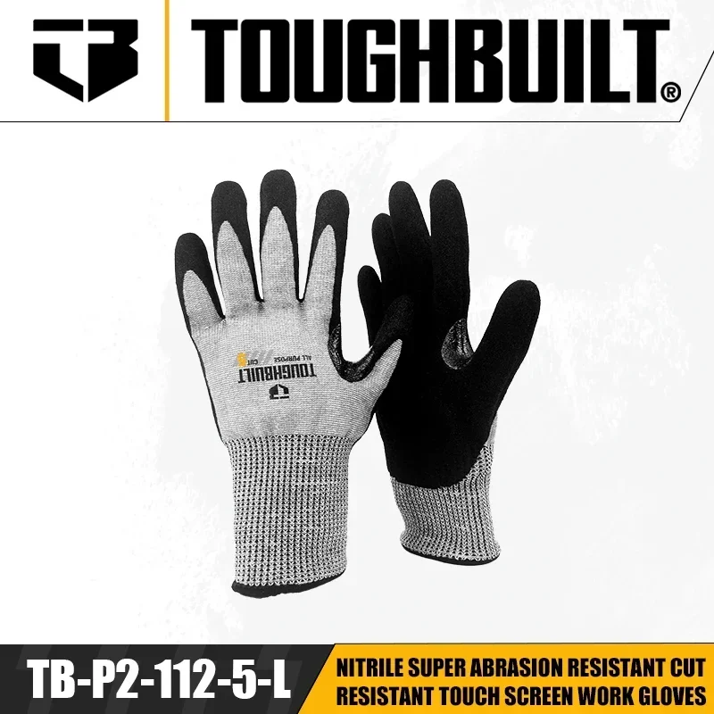 TOUGHBUILT TB-P2-112-5-L/S/M G - Nitrile Mechanic Glove recensione e prezzo