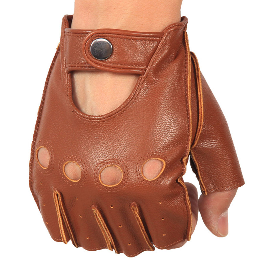 Guanti mezze dita da uomo di a - Leather Driving Glove recensione e prezzo